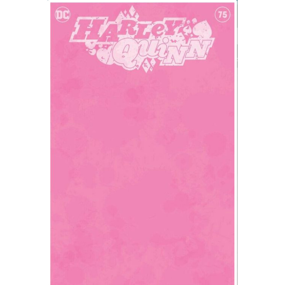 HARLEY QUINN #75 EXCLUSIVE PINK BLANK Variant NM